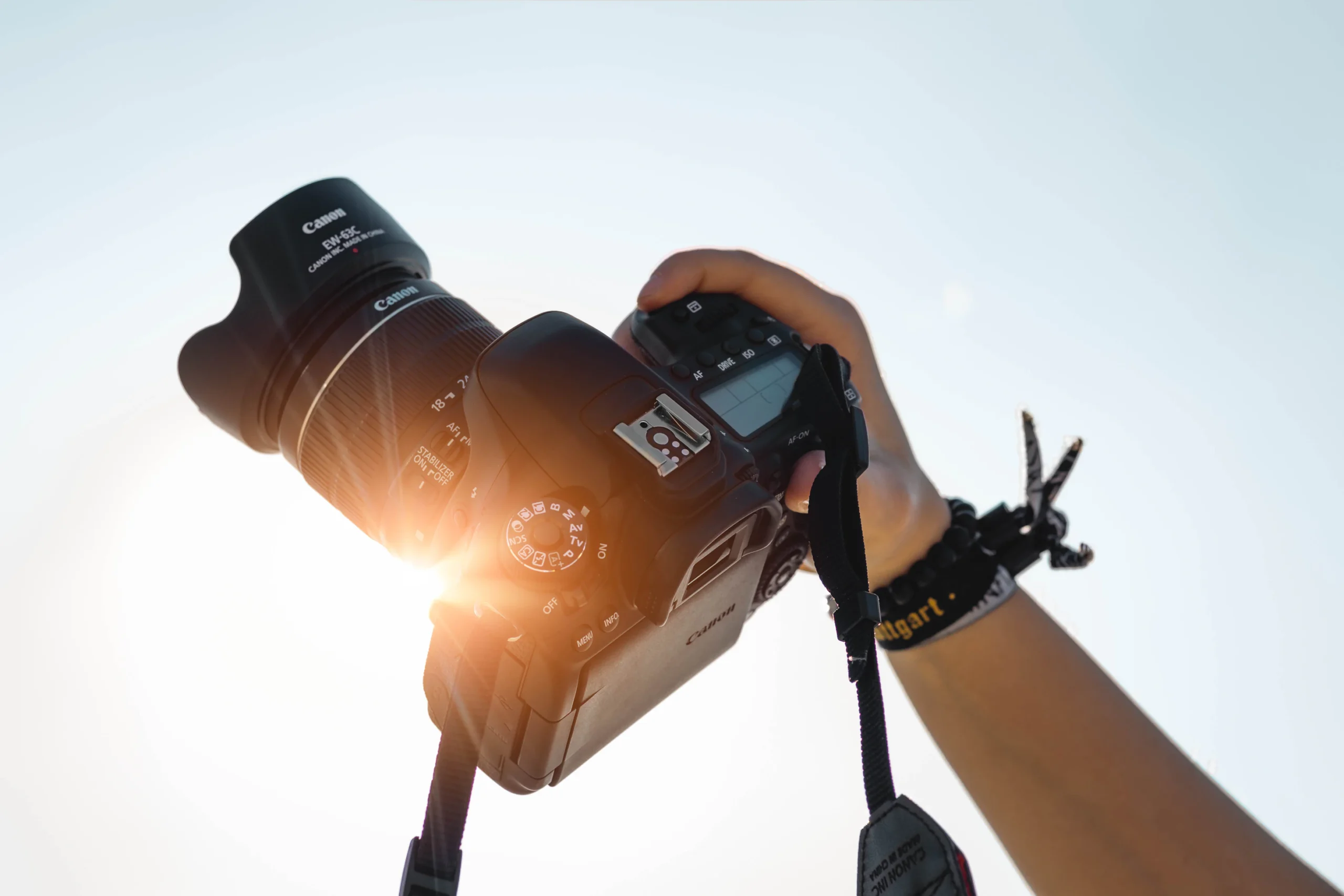 camera in sunlight