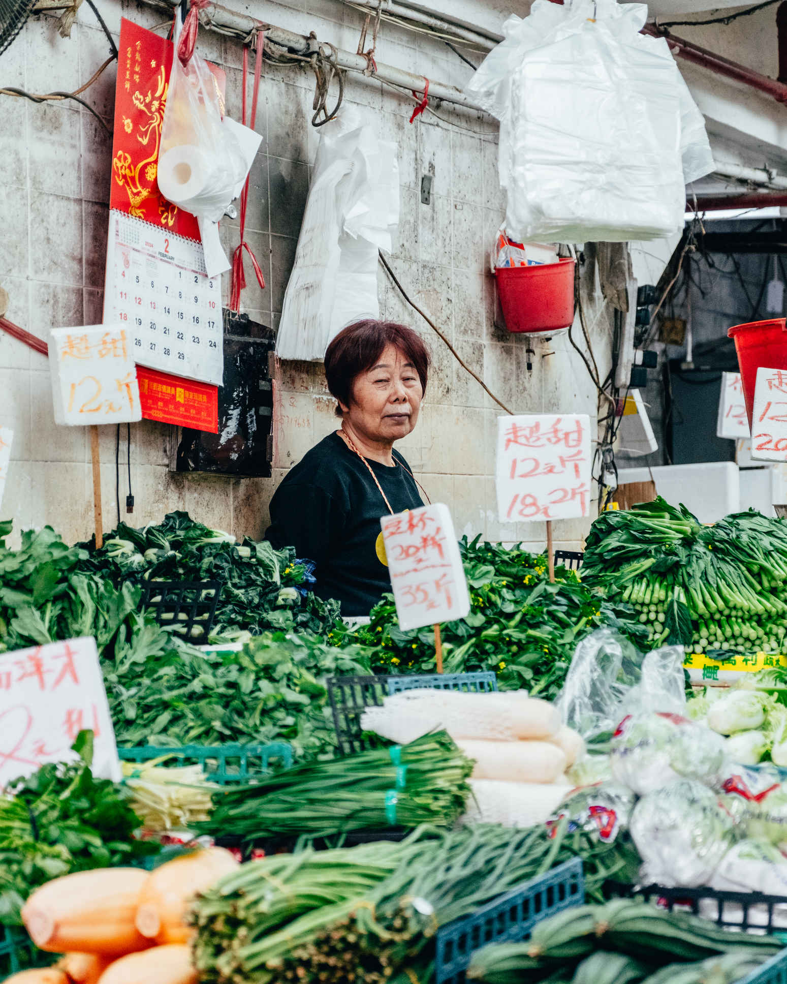 Woman working in Hong Kong